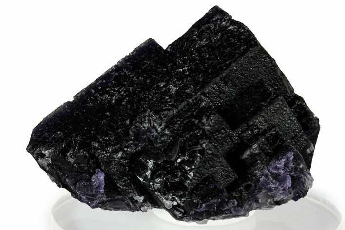 Dark Purple Fluorite Crystal Cluster - Cave-in-Rock, Illinois #322787